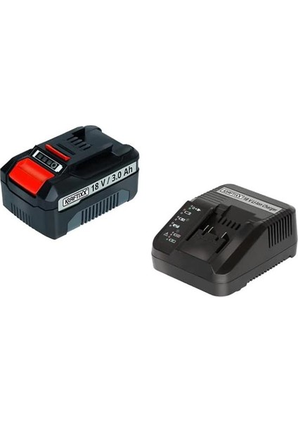 Kraftixx 18V 3,0 Ah Starter Kit (Başlangıç Seti) - 4514075