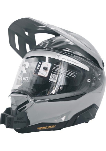 Hjc Rpha 60 Kask uyumlu chinmount aksiyon kamera çene bağlantı aparatı seti
