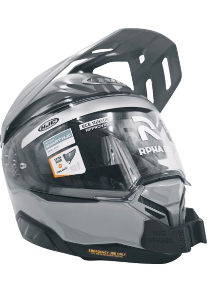 Hjc Rpha 60 Kask uyumlu chinmount aksiyon kamera çene bağlantı aparatı seti