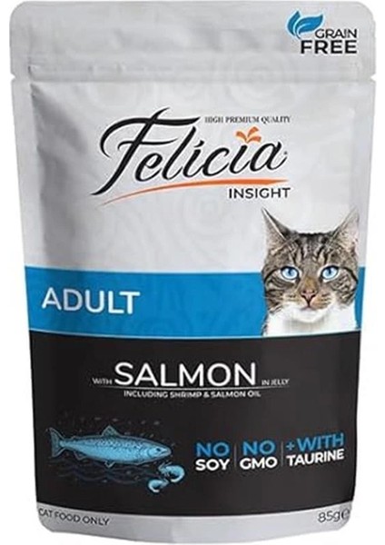 Tahılsız Somon Balıklı Kedi Yaş Maması 12X85 gr fırsatları
