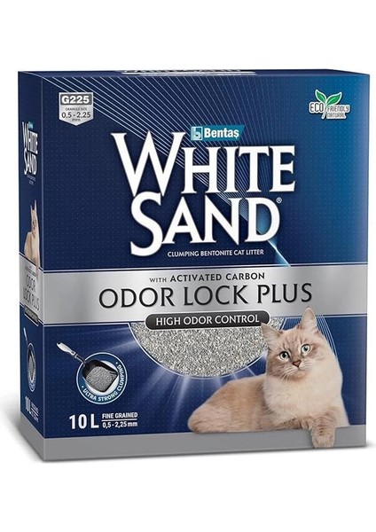 ® G225-10L Box Odor Lock Plus Bentonite Kedi Kumu