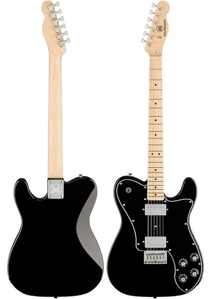 TLX-60BK-50AMP Telecaster Maple Klavye Hh 50W Amfili Elektro Gitar Seti fırsatları