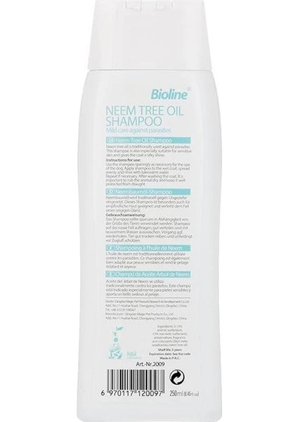 Bioline Neem Ağaci Özlü Köpek Şampuani 250 ml fiyatları