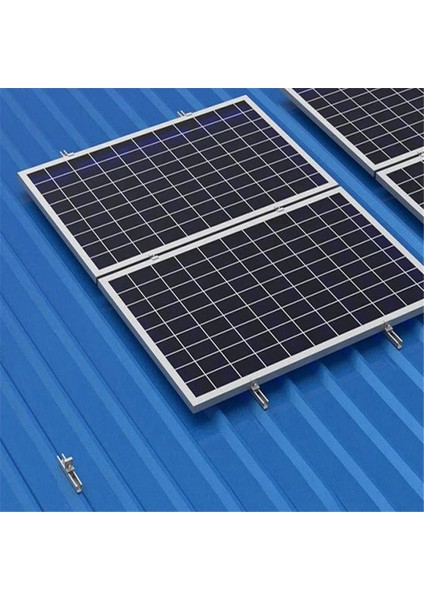 Güneş Paneli Montaj Braket Fotovoltaik Panel Raylı Güneş Paneli Montaj Modülü Trapezoidal Çatı Için Orta (Yurt Dışından) indirimleri