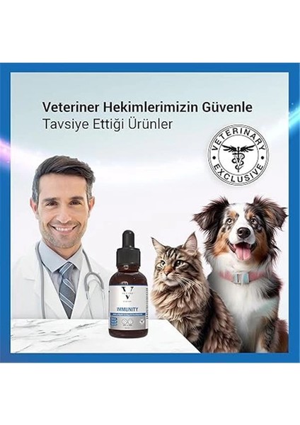 Immunity Kedi ve Köpek Genel Bağışıklık Destekleyici Likit 50 ml