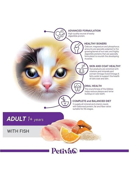 Yetişkin Kediler Için Balık Etli Kuru Kedi Maması (7 Kg, Balık) fırsatları