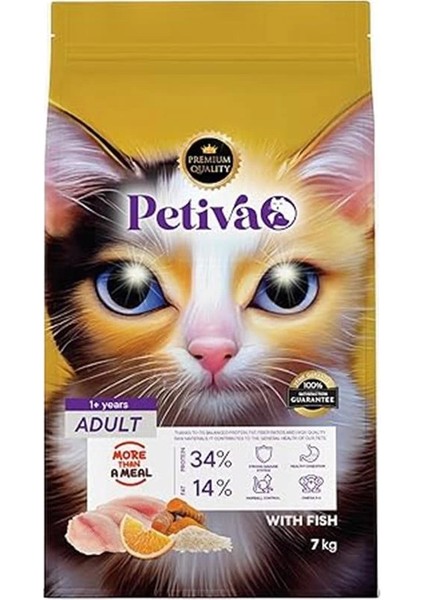 Yetişkin Kediler Için Balık Etli Kuru Kedi Maması (7 Kg, Balık)