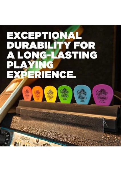 Jım Dunlop Standart, 0,73 Mm, Sarı Gitar Pick, 72'li Paket indirimleri