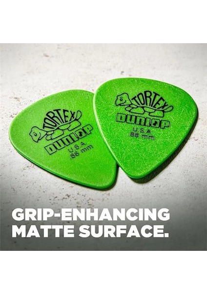 Jım Dunlop Standart, 0,73 Mm, Sarı Gitar Pick, 72'li Paket