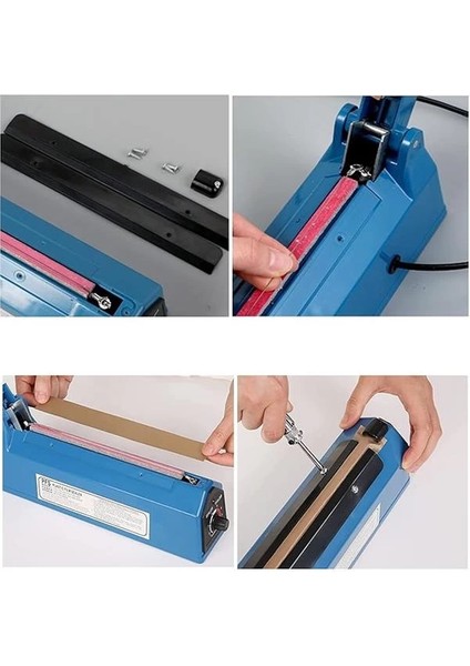 Packtech Poşet Ağzı Yapıştırma Kapama Makinesi Plastik Gövde - 20 cm modelleri