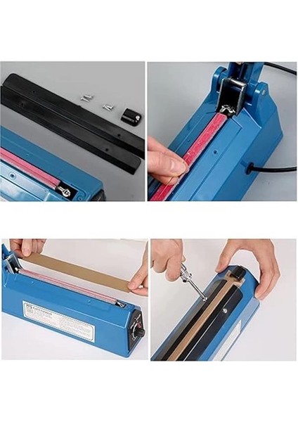 Packtech Poşet Ağzı Yapıştırma Kapama Makinesi Plastik Gövde - 20 cm