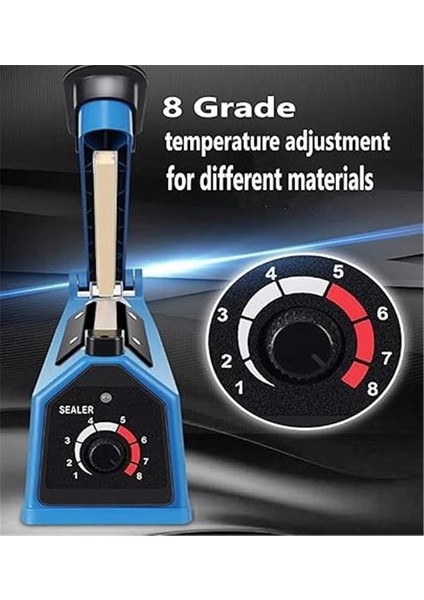 Packtech Poşet Ağzı Yapıştırma Kapama Makinesi Plastik Gövde - 20 cm