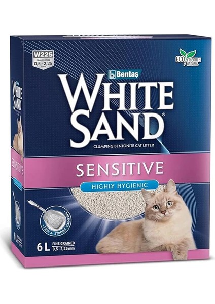 ® W225-6L Box Sensetive Bentonite Kedi Kumu