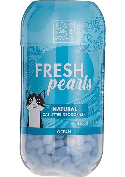M-Pets Fresh Pearls Kedi Kumu Deodorant Okyanus Kokulu 450ML