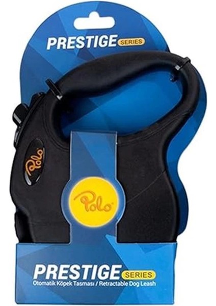 Prestige Makaralı Otomatik Tasma L 5 Metre - 50 kg Beyaz-Siyah modelleri