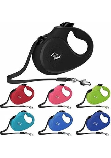 Prestige Makaralı Otomatik Tasma L 5 Metre - 50 kg Beyaz-Siyah fırsatları