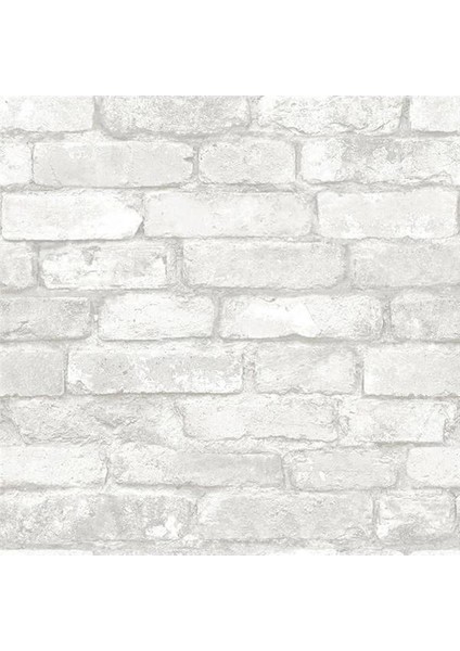 Nuwallpaper "gri ve Beyaz Tuğla" Soyup Yapıştır Duvar Kağıdı