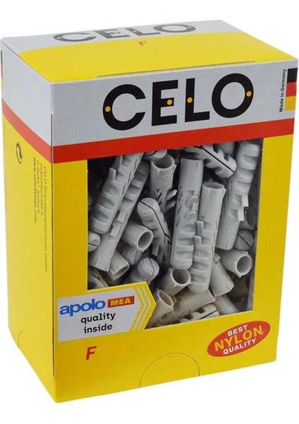 /apolo Mea Dübel F 8 mm Naylon 100 Adet