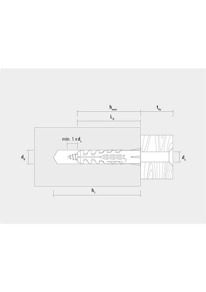 /apolo Mea Dübel F 8 mm Naylon 100 Adet