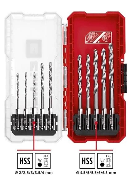 Metal Delme Uç Seti 10 Parça, S-Case Kutu - 49108723 fiyatları