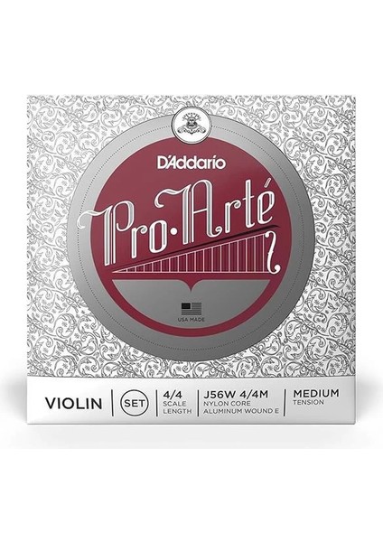 D'addario Pro-Arte Keman Ip Seti, Yara E, 4/4 Ölçekli, Orta Gerilim fiyatları