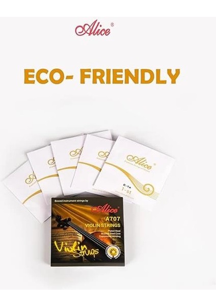 A707 Keman Teli Seti, Kaplama Çelik Düz Tel, Örgülü Çelik Çekirdek, Al-Mg ve Bakır Nikel Sargı fiyatları