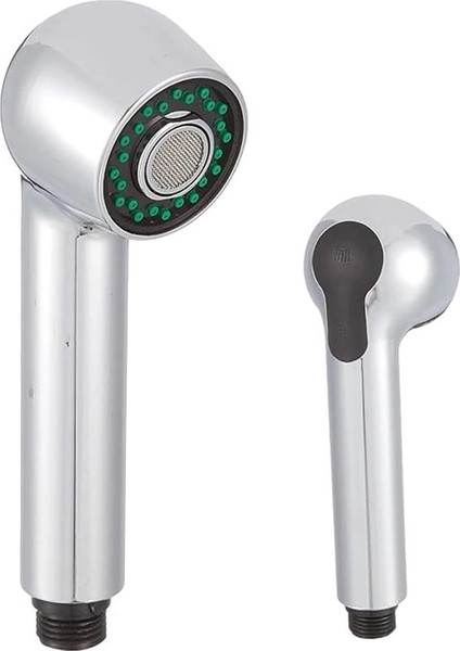 2 Fonksiyonlu Üstten Basmalı Duş Başlığı, Berber El Duşu, Mix Batarya Uyumlu Duş Başlığı Yüksek