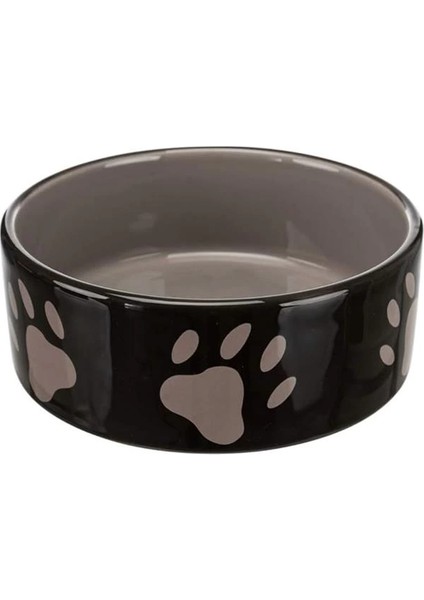 24532 Ayaklı Seramik Kase, 0.8 L/ø 16 Cm, Kahverengi/taupe