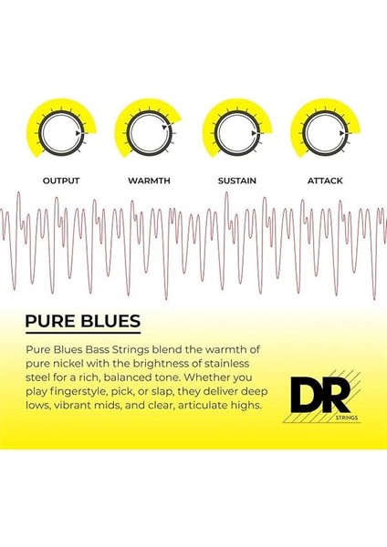 PB-45/100 Pure Blues Bass Gitar Telleri modelleri