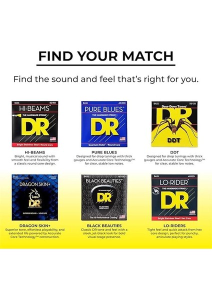 PB-45/100 Pure Blues Bass Gitar Telleri