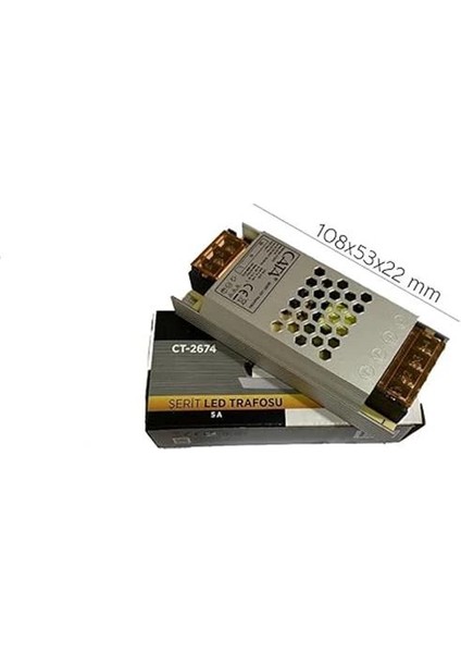 Cata Ct 2674 5 Amper 60W Süper Slim Trafo