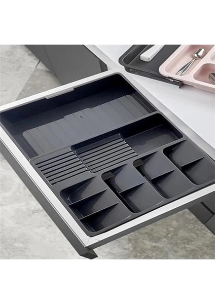 Ayarlanabilir Çekmece Içi Kaşıklık - Çatal Kaşık Bıçak Düzenleyici - Kepçelik - Çekmece Içi fırsatları