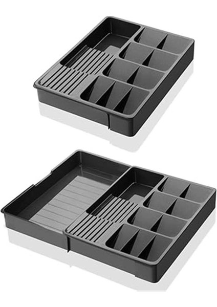 Ayarlanabilir Çekmece Içi Kaşıklık - Çatal Kaşık Bıçak Düzenleyici - Kepçelik - Çekmece Içi