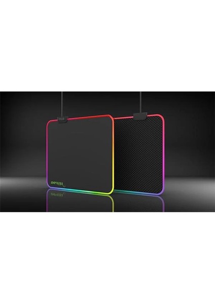 Inca IMP-024T Empousa Rgb 7 LED Medıum Mousepad (320X270X3MM),12 Farklı Değişebilen Dokunmatik Işık indirimleri