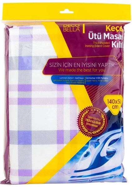 40511 Keçeli Ütü Masası Kılıfı, 140X50 modelleri