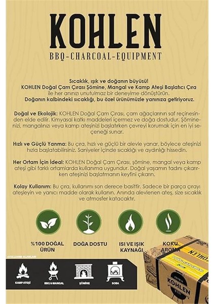Doğal Çam Çırası - Şömine, Mangal ve Soba Için Hızlı Tutuşturucu 2kğ fırsatları