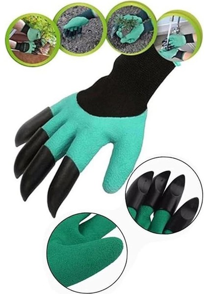 Chermik Pratik Toprak Kazma Ekme Çapalama Için Korumalı Bahçe Bahçivan Eldiveni fiyatları