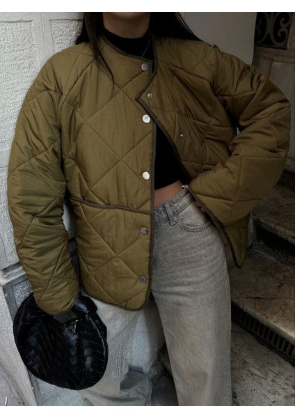 Cıt Cıt Detaylı Çepli Ceket Mont- Kahve indirimleri