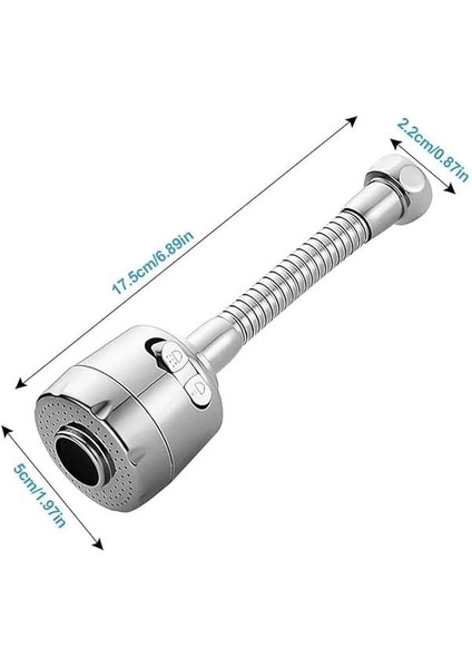 ® 360° Döner Esnek Mutfak Musluk Başlığı - Su Tasarruflu 2 Fonksiyonlu Sprey Başlık fiyatları
