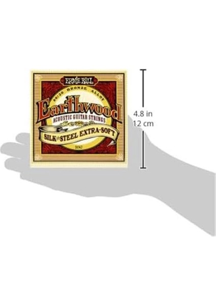 Earthwood Silk & Steel Ekstra Yumuşak Akustik Gitar Telleri, 80/20 Bronz, Ölçü 10-50 modelleri