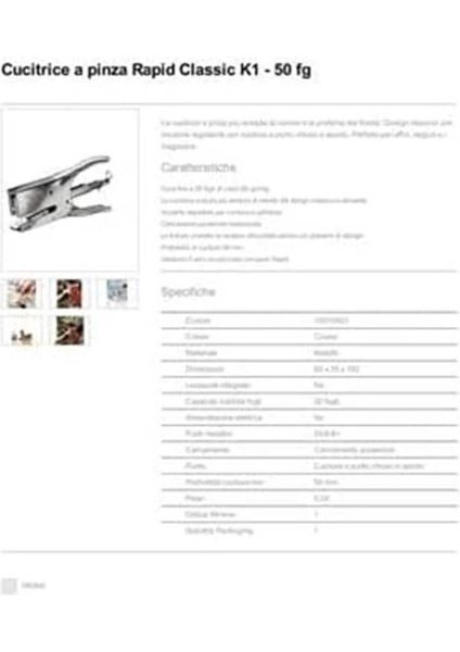 Zımba Pens Tipi K1-50 Sayfa Kapasiteli indirimleri