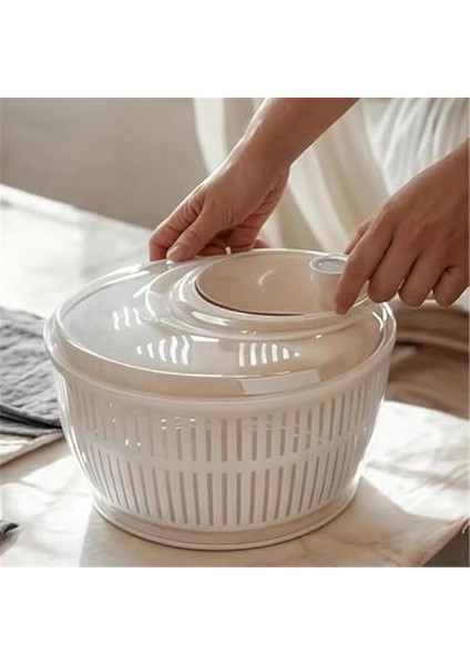 Smartizi Pratik Salata Kurutucu, Sebze Yeşillik Marul Yıkama ve Kurutma Kabı Leğen Şeklinde