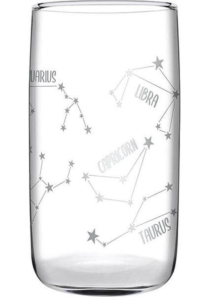 Zodiac Su Bardağı- 540 cc - 4'lü