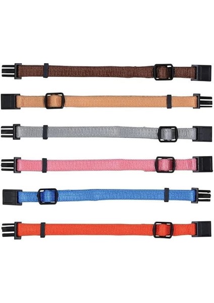 Yavru Köpek Tasması M-L 22-35CM / Çeşitli Renklerde 6 Adet