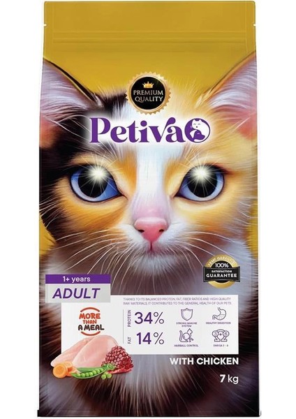 Yetişkin Kediler Için Tavuk Etli Kuru Kedi Maması (7 Kg, Tavuk)