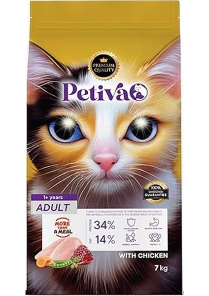 Yetişkin Kediler Için Tavuk Etli Kuru Kedi Maması (7 Kg, Tavuk)