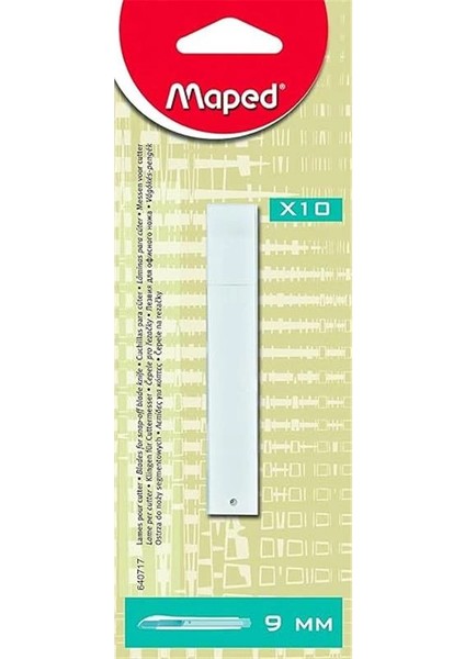 Ofis ve Kırtasiye 640717 Yedek Bıçak Gümüş, 9 mm