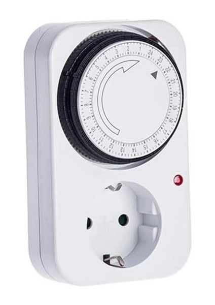 3500 Watt Mekanik Günlük Zaman Ayarlı Priz, Su Ayarlı, Kuluçka Için, Bahçe Sulama, Aydınlatma