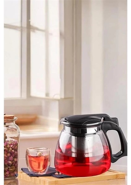 Cam Demlik Süzgeçli 900ML THN80900