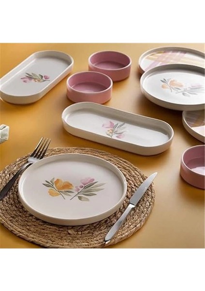 Schäfer Sunny 4 Kişilik Kahvaltı Takımı-10 PARÇA-PEMBE02